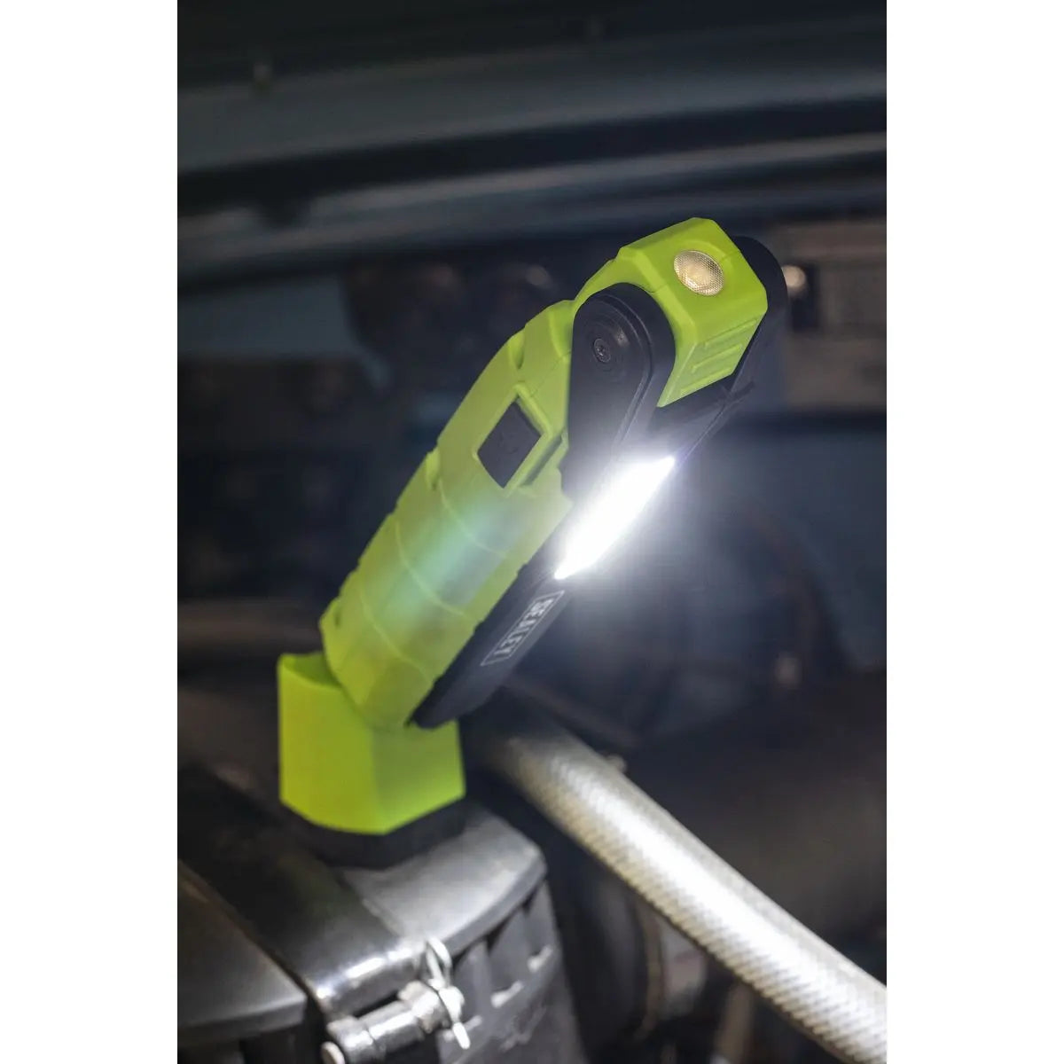 Sealey Rechargeable 360° Inspection Light 10W & 2 x 4W SMD LED Green  White Rose Tools