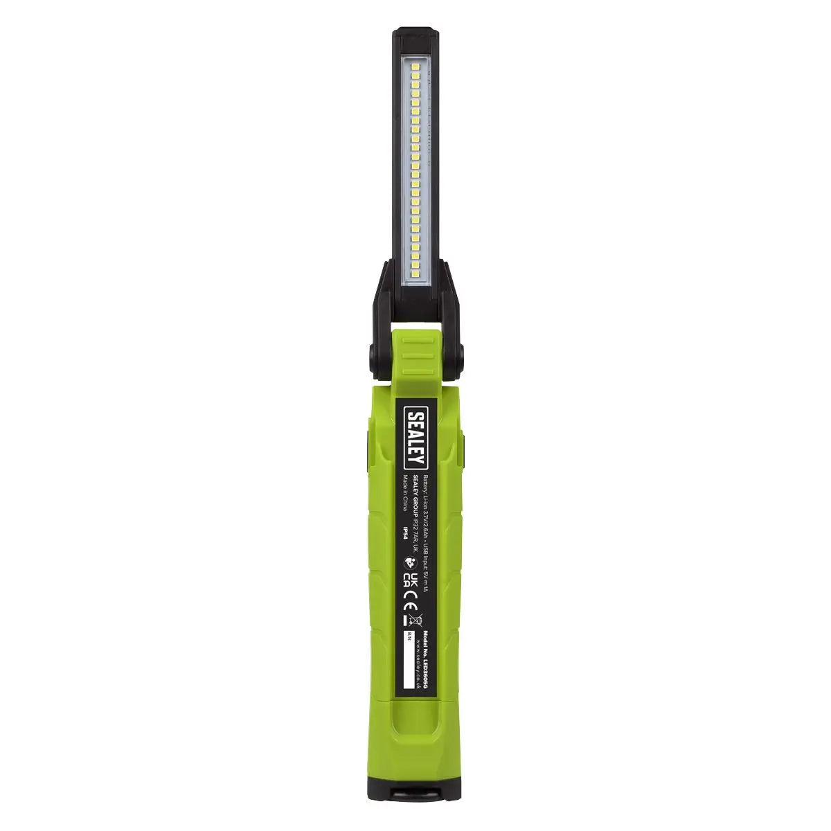 Sealey Rechargeable 360° Inspection Light 10W & 2 x 4W SMD LED Green  White Rose Tools