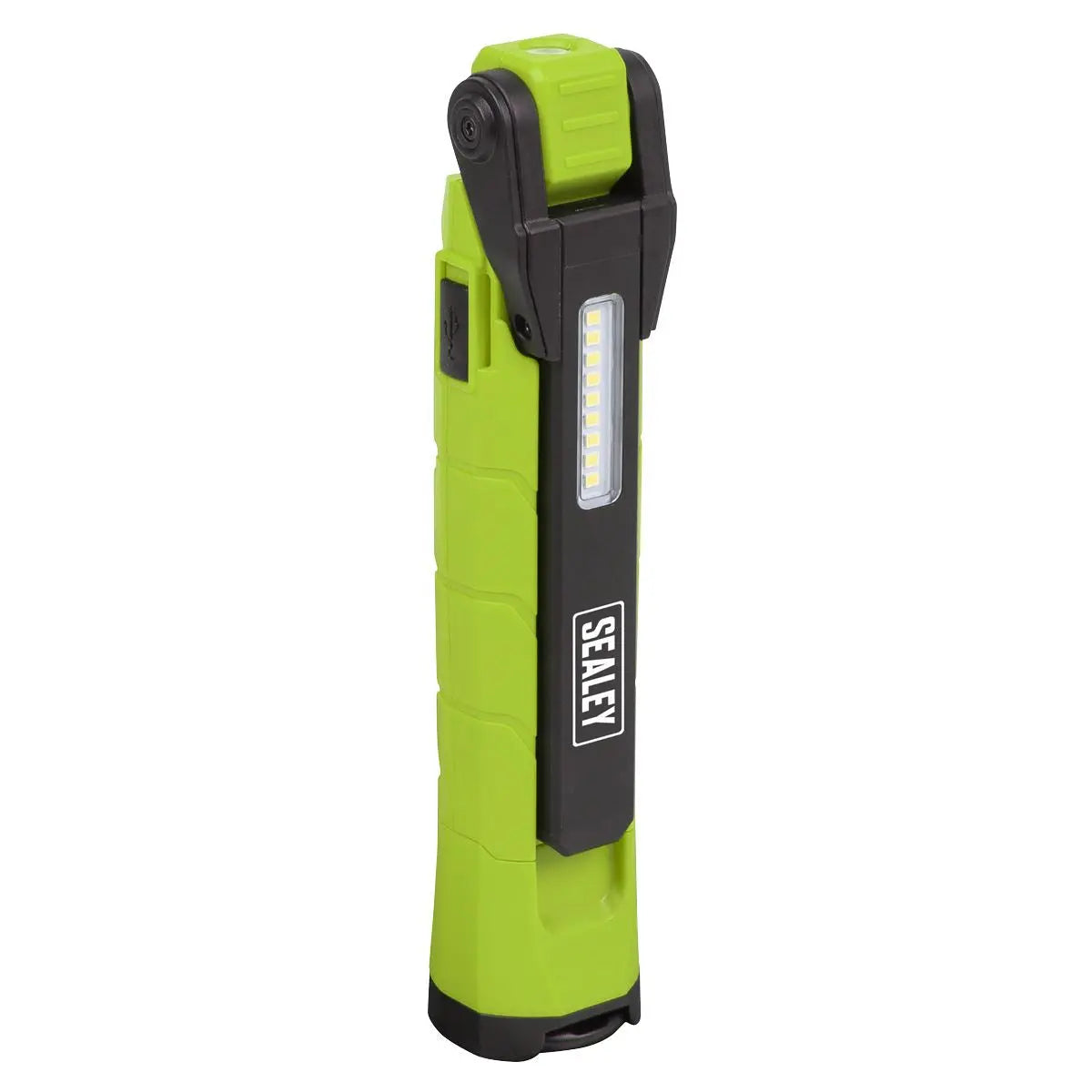 Sealey Rechargeable 360° Inspection Light 10W & 2 x 4W SMD LED Green  White Rose Tools