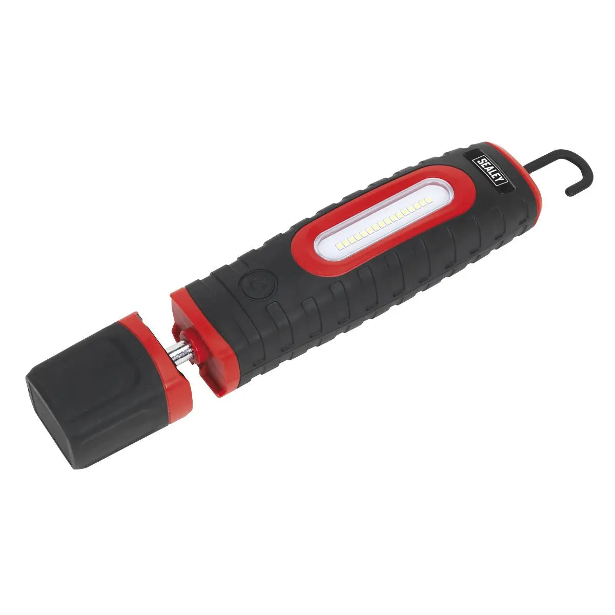 Sealey Rechargeable 360° Inspection Light 10W & 3W SMD LED Black 2 x Lithium-ion 