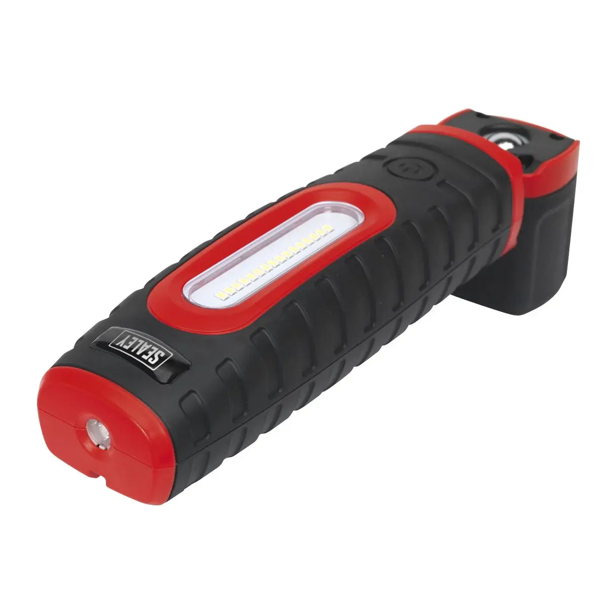 Sealey Rechargeable 360° Inspection Light 10W & 3W SMD LED Black 2 x Lithium-ion 