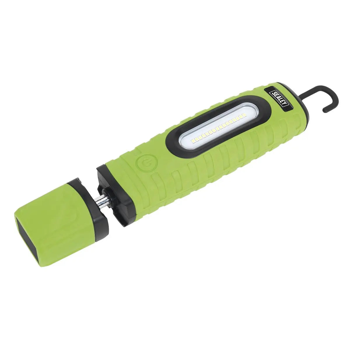 Sealey Rechargeable 360° Inspection Light 10W & 3W SMD LED Green 2 x Lithium-ion 