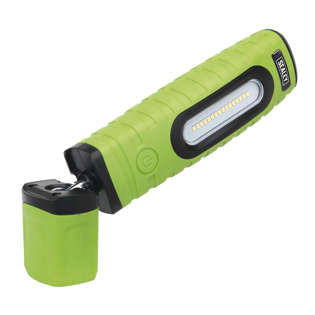Sealey Rechargeable 360° Inspection Light 10W & 3W SMD LED Green 2 x Lithium-ion 