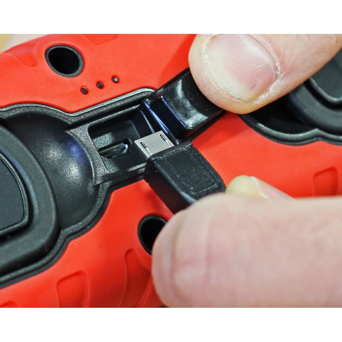 Sealey Rechargeable 360° Inspection Light 10W & 3W SMD LED Red 2 x Lithium-ion  White Rose Tools