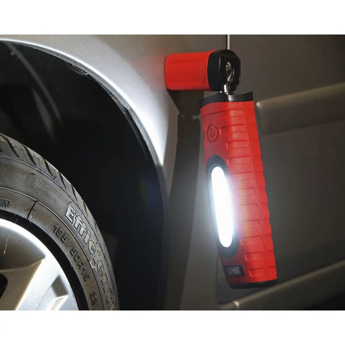 Sealey Rechargeable 360° Inspection Light 10W & 3W SMD LED Red 2 x Lithium-ion  White Rose Tools