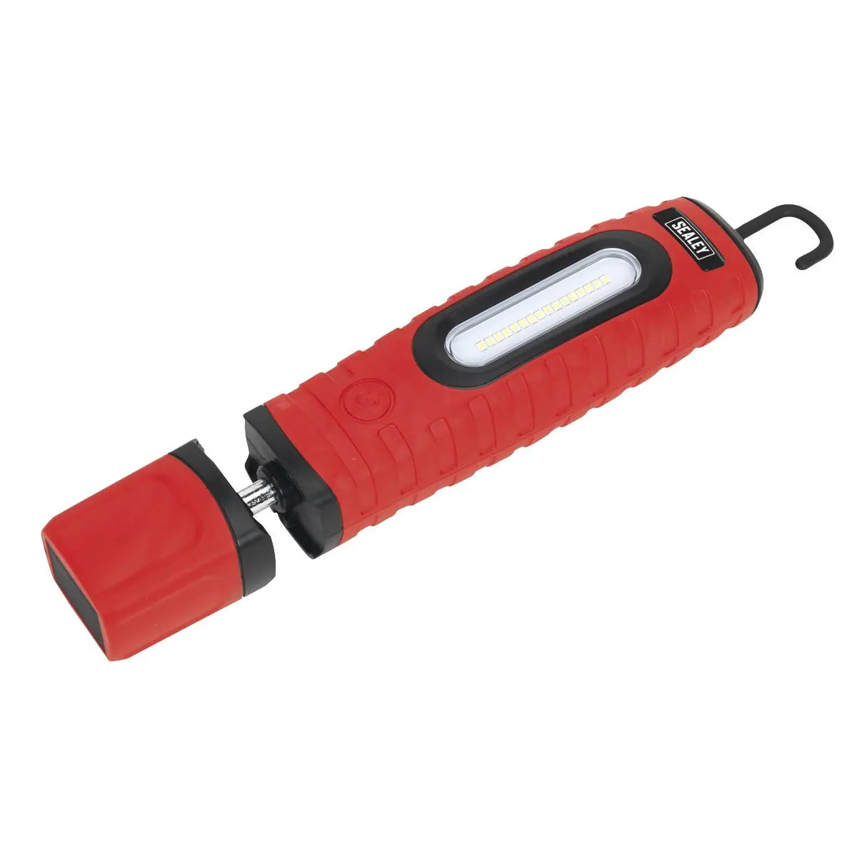 Sealey Rechargeable 360° Inspection Light 10W & 3W SMD LED Red 2 x Lithium-ion 