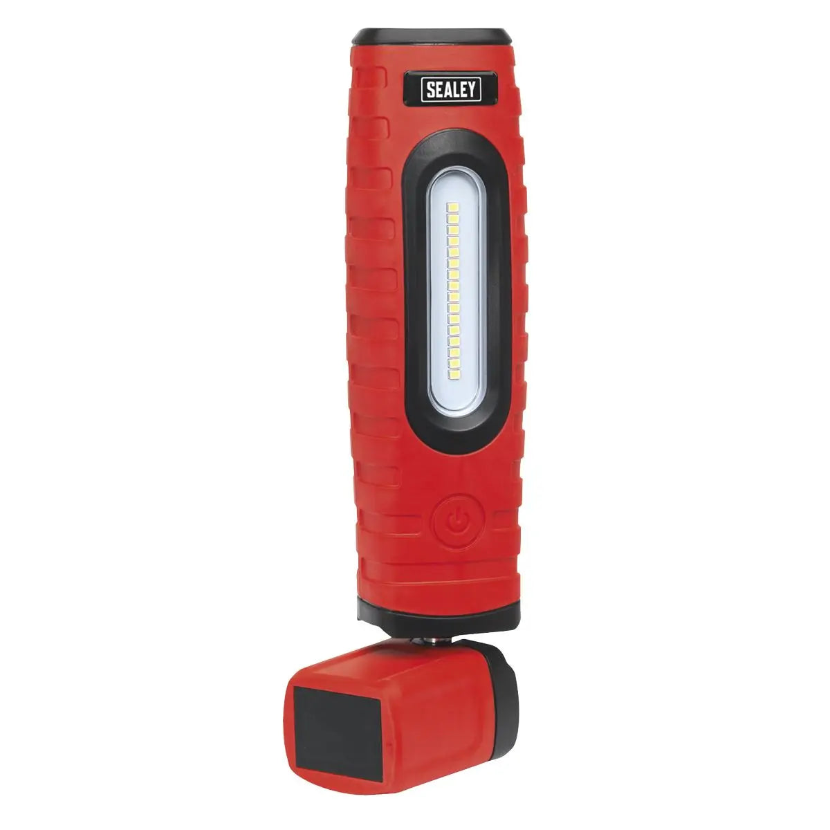 Sealey Rechargeable 360° Inspection Light 10W & 3W SMD LED Red 2 x Lithium-ion 