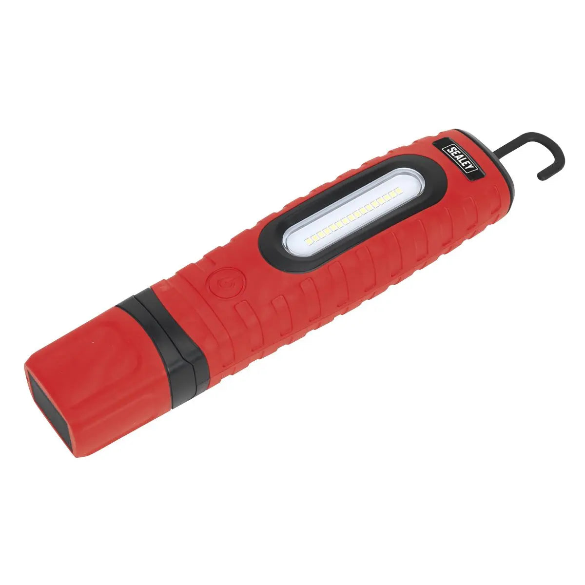 Sealey Rechargeable 360° Inspection Light 10W & 3W SMD LED Red 2 x Lithium-ion 