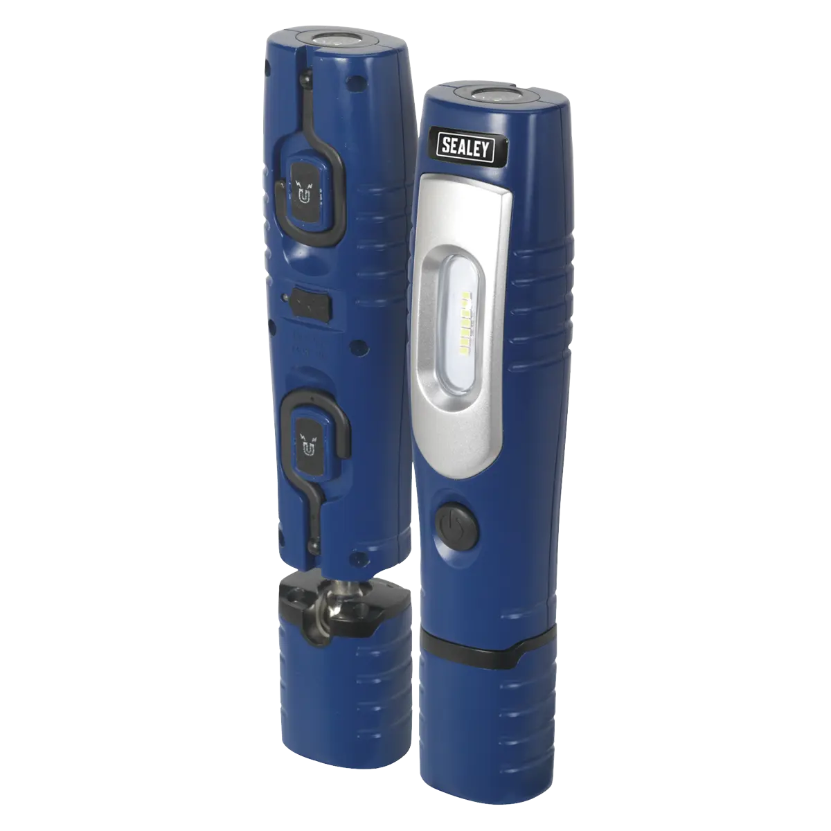 Sealey Rechargeable 360° Inspection Light 4W & 3W SMD LED - Blue  White Rose Tools