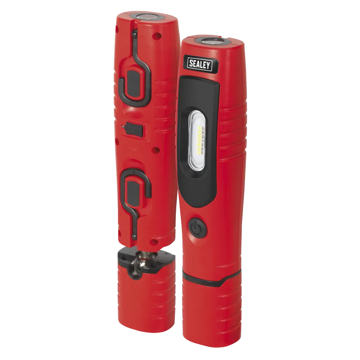 Sealey Rechargeable 360° Inspection Light 4W & 3W SMD LED - Red  White Rose Tools