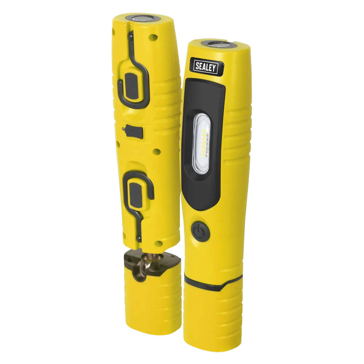 Sealey Rechargeable 360° Inspection Light 4W & 3W SMD LED - Yellow  White Rose Tools