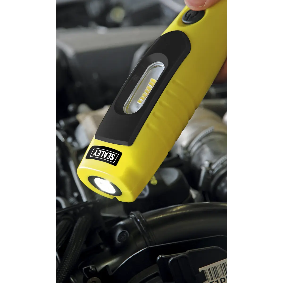 Sealey Rechargeable 360° Inspection Light 4W & 3W SMD LED - Yellow  White Rose Tools