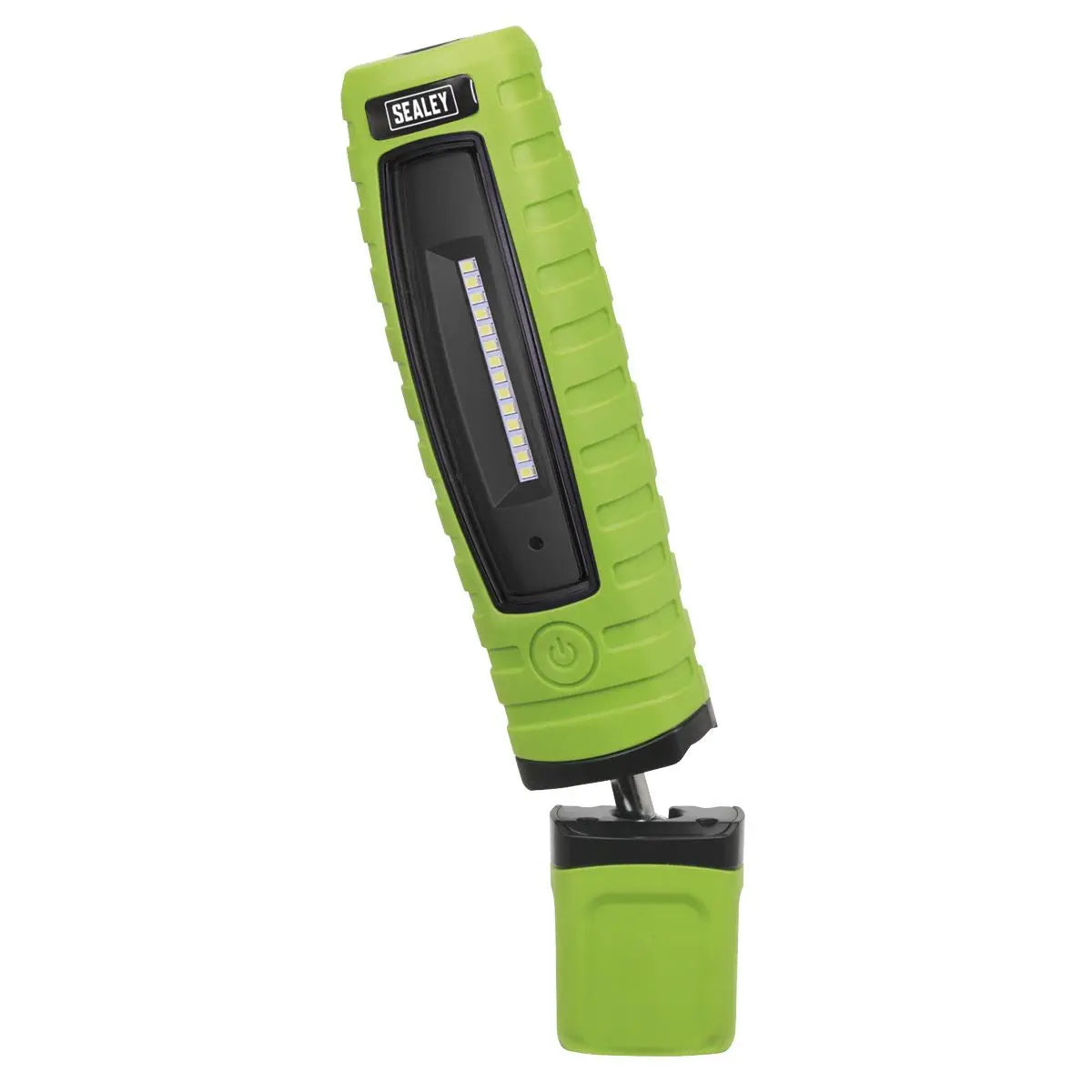 Sealey Rechargeable 360° Inspection Light 8W & 3W SMD LED - Green  White Rose Tools