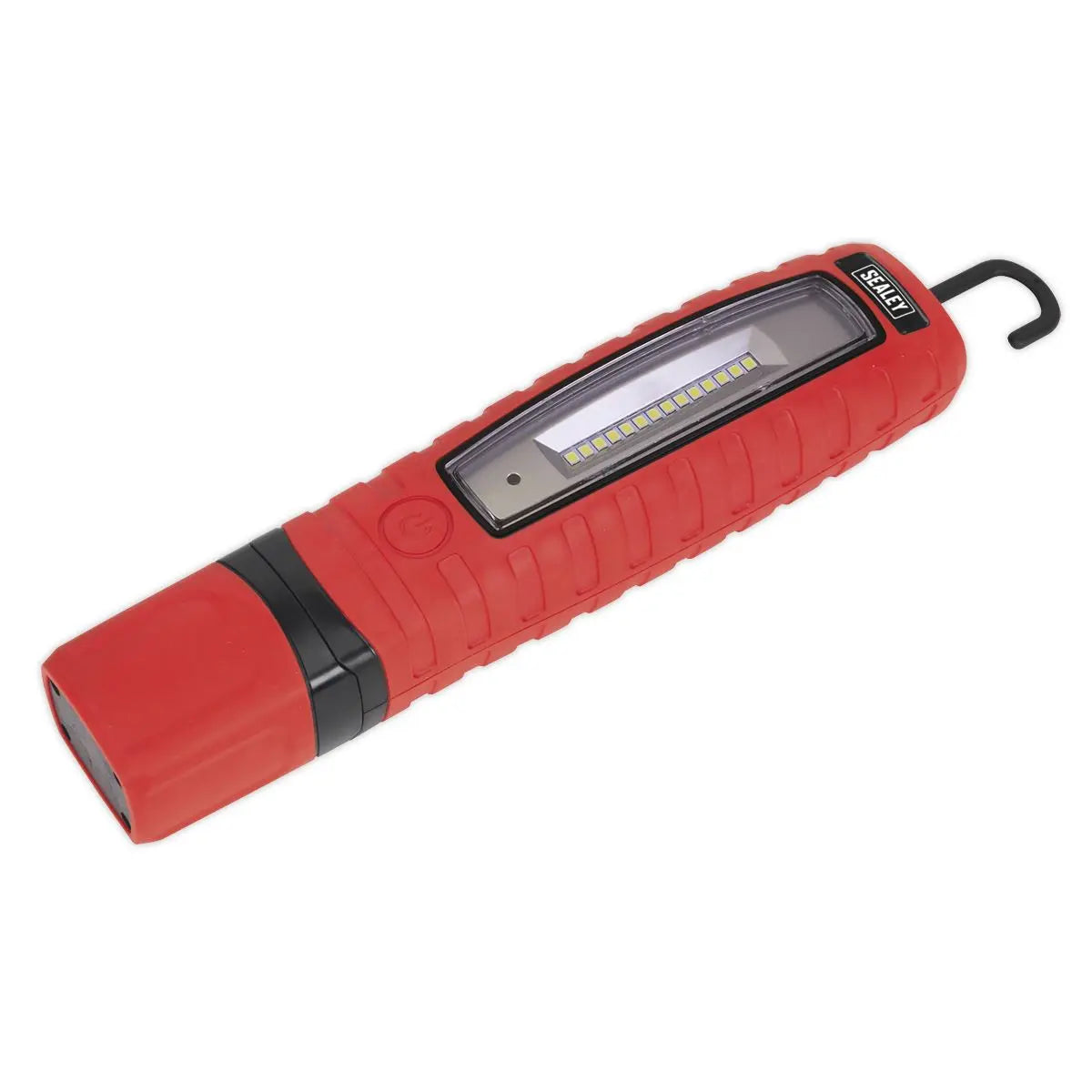 Sealey Rechargeable 360° Inspection Light 8W & 3W SMD LED Red Lithium-ion 