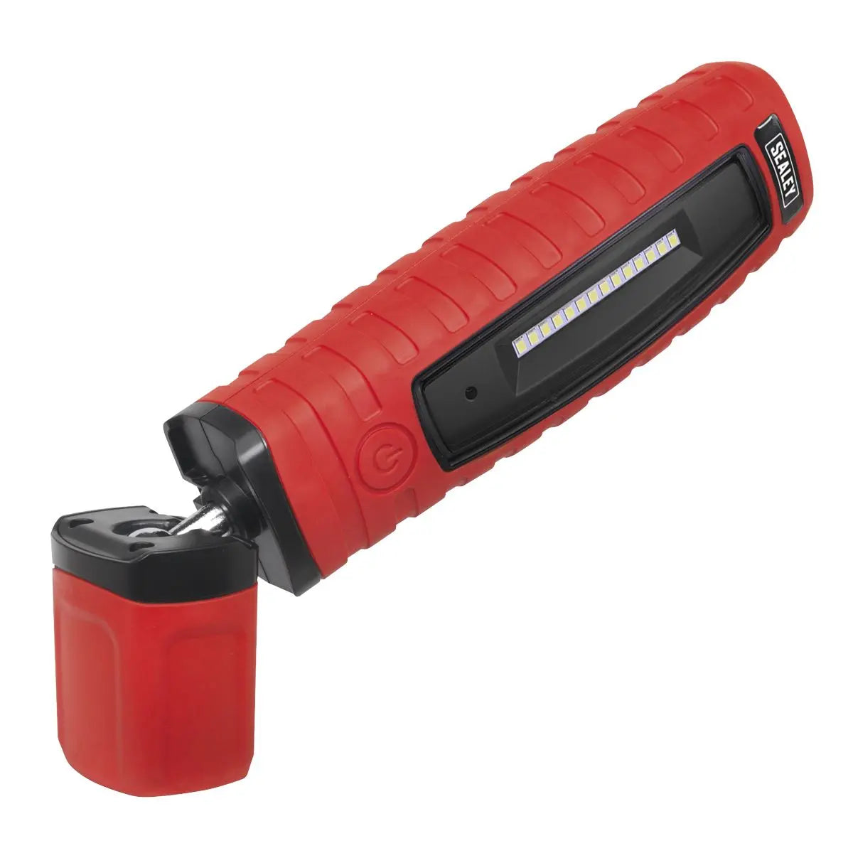 Sealey Rechargeable 360° Inspection Light 8W & 3W SMD LED Red Lithium-ion 