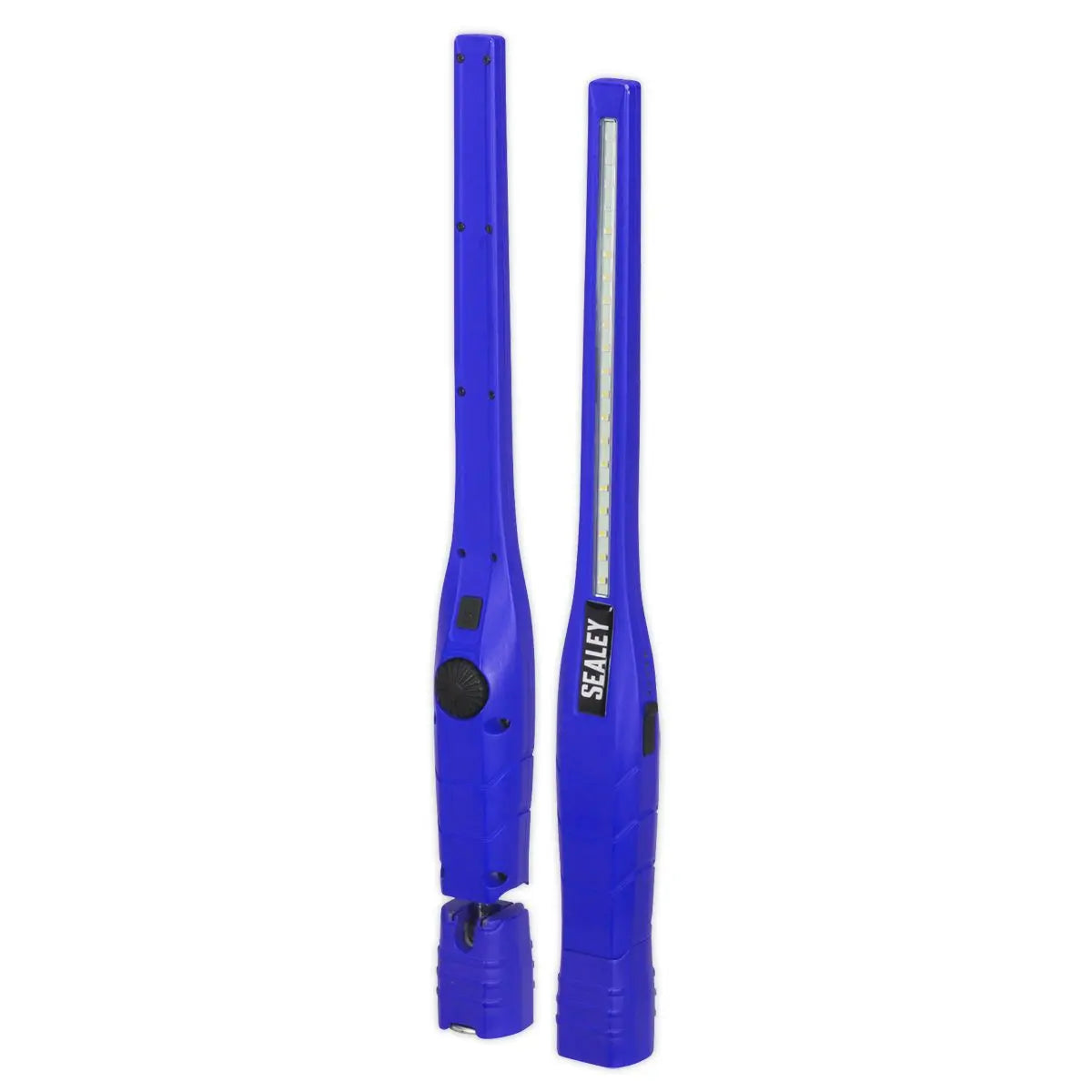 Sealey Rechargeable 360° Slim Inspection Light 8W & 1W SMD LED& UV Light Black Lithium-ion 