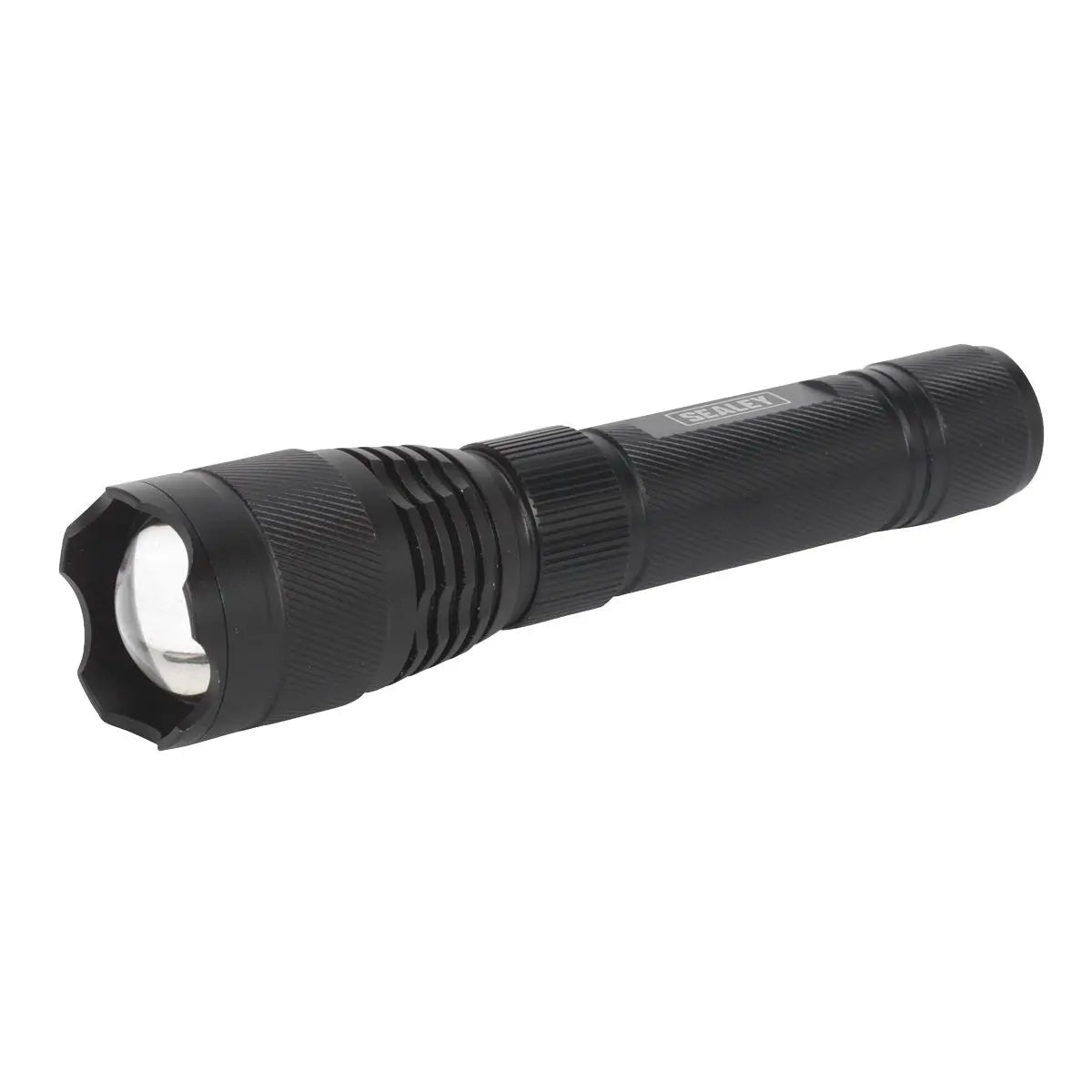 Sealey Rechargeable Aluminium Torch with Adjustable Focus 10W SMD LED  White Rose Tools