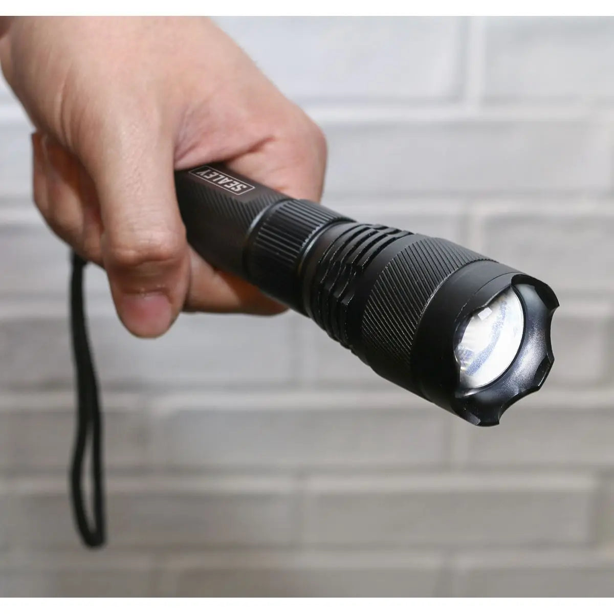 Sealey Rechargeable Aluminium Torch with Adjustable Focus 10W SMD LED  White Rose Tools