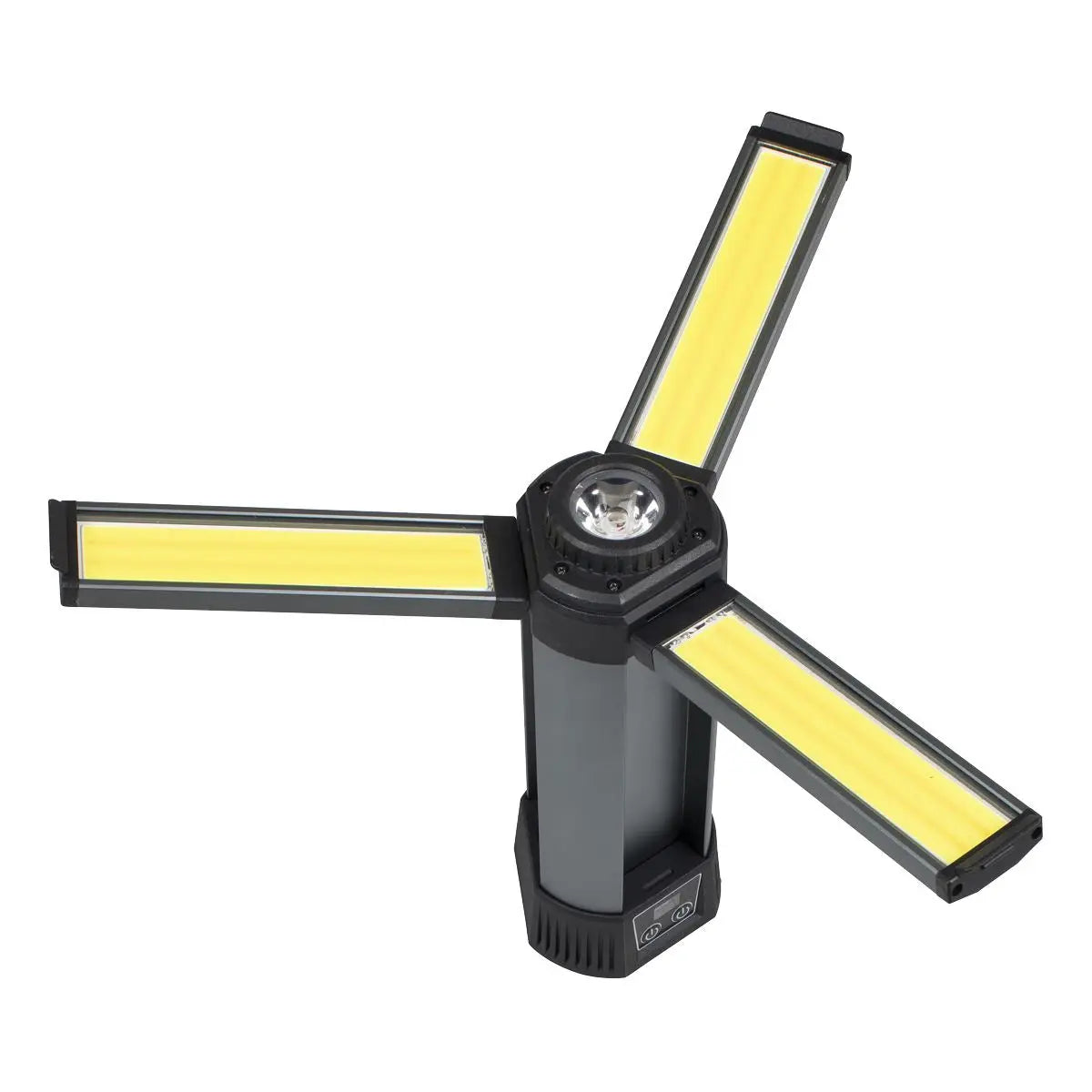 Sealey Rechargeable Flexible Floodlight with Tripod 24W COB LED & 5W SMD LED  White Rose Tools
