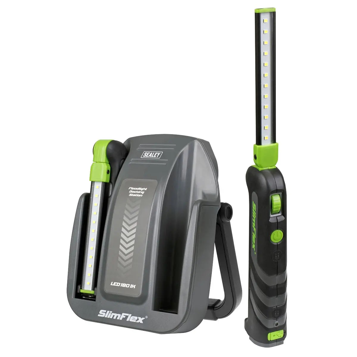 Sealey Rechargeable Floodlight/Folding Inspection Light Docking Station Kit 