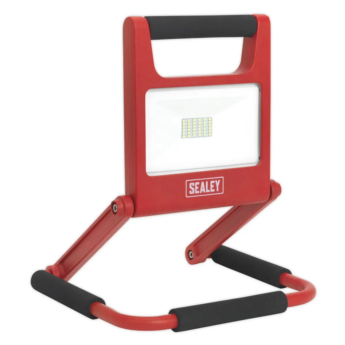 Sealey Rechargeable Fold Flat Floodlight 20W SMD LED Lithium-ion  White Rose Tools