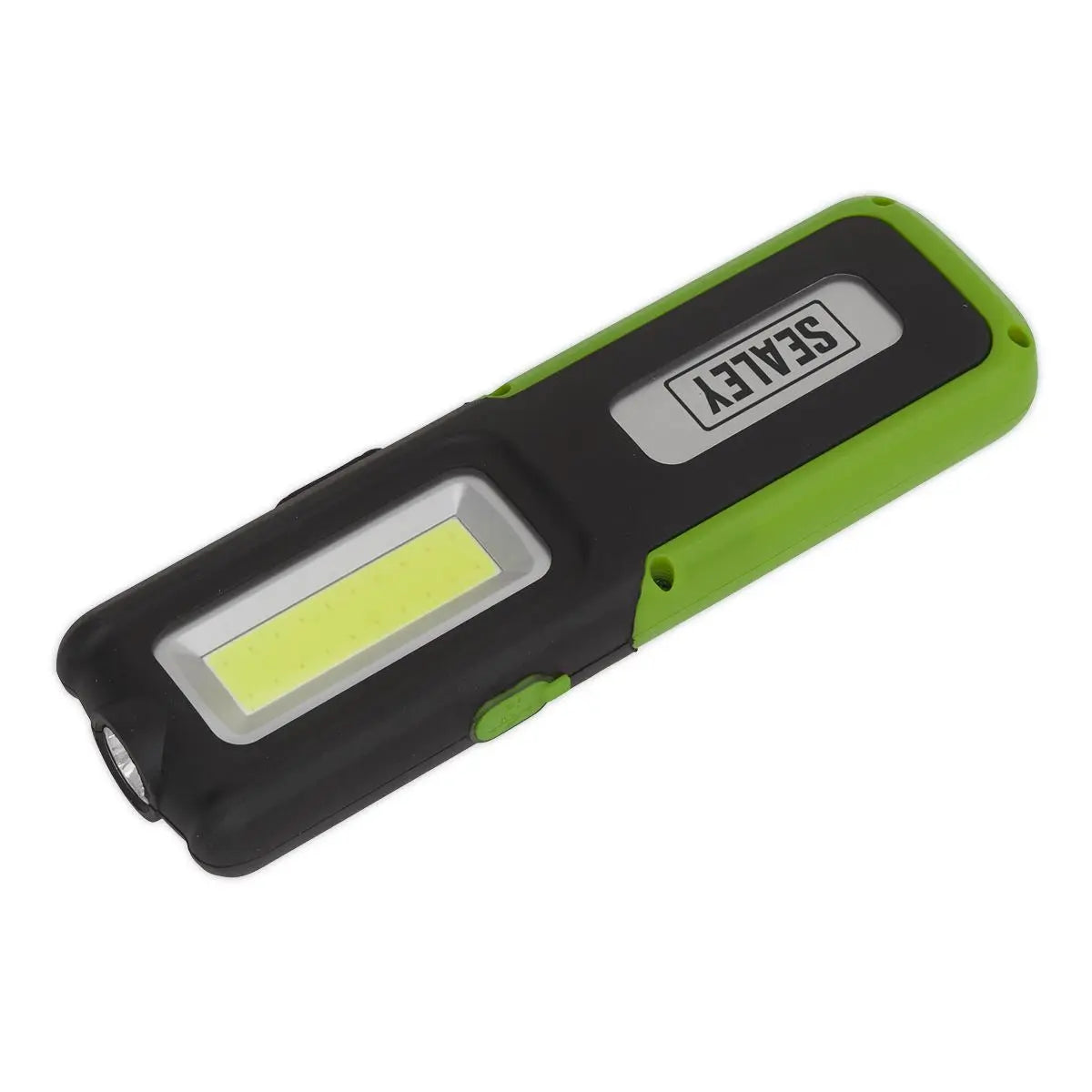 Sealey Rechargeable Inspection Light 5W COB & 3W SMD LED with Power Bank - Green 