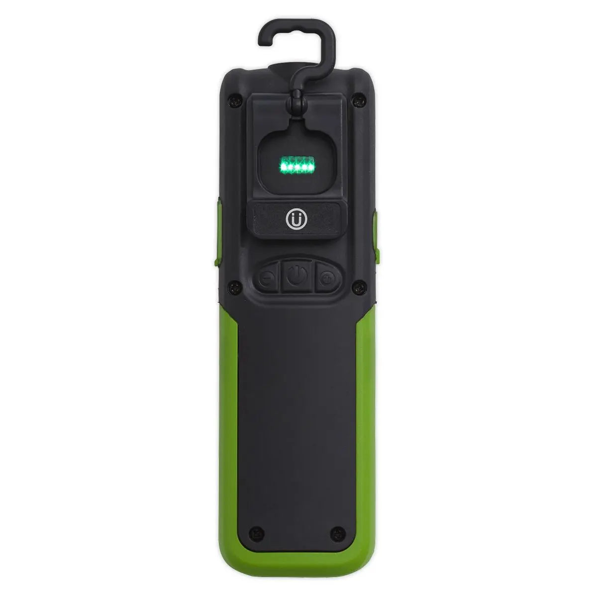 Sealey Rechargeable Inspection Light 5W COB & 3W SMD LED with Power Bank - Green 