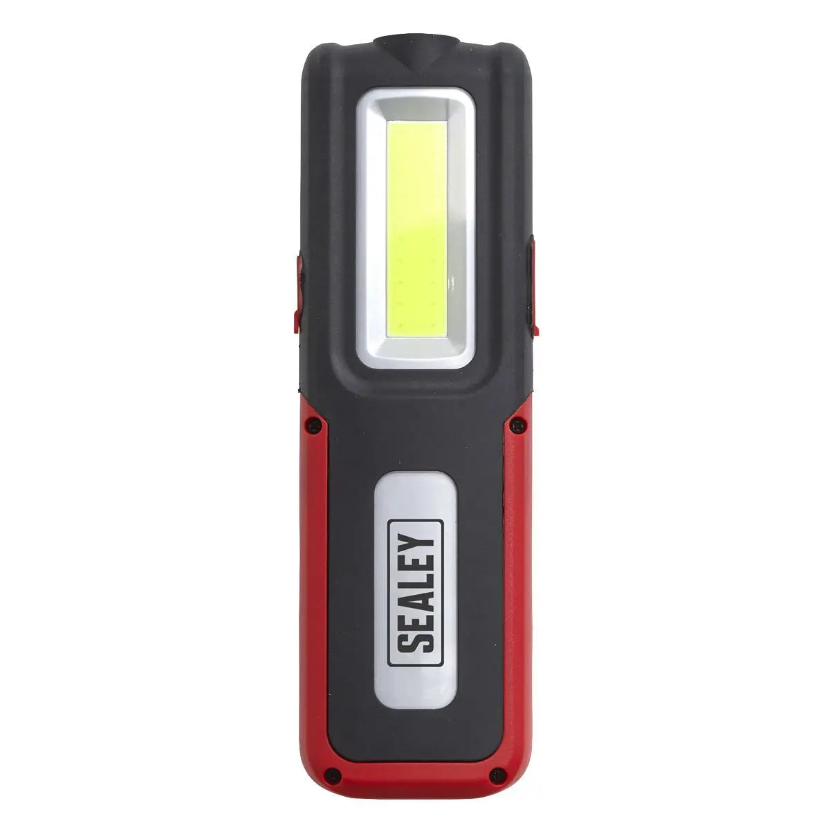 Sealey Rechargeable Inspection Light 5W COB & 3W SMD LED with Power Bank - Red  White Rose Tools
