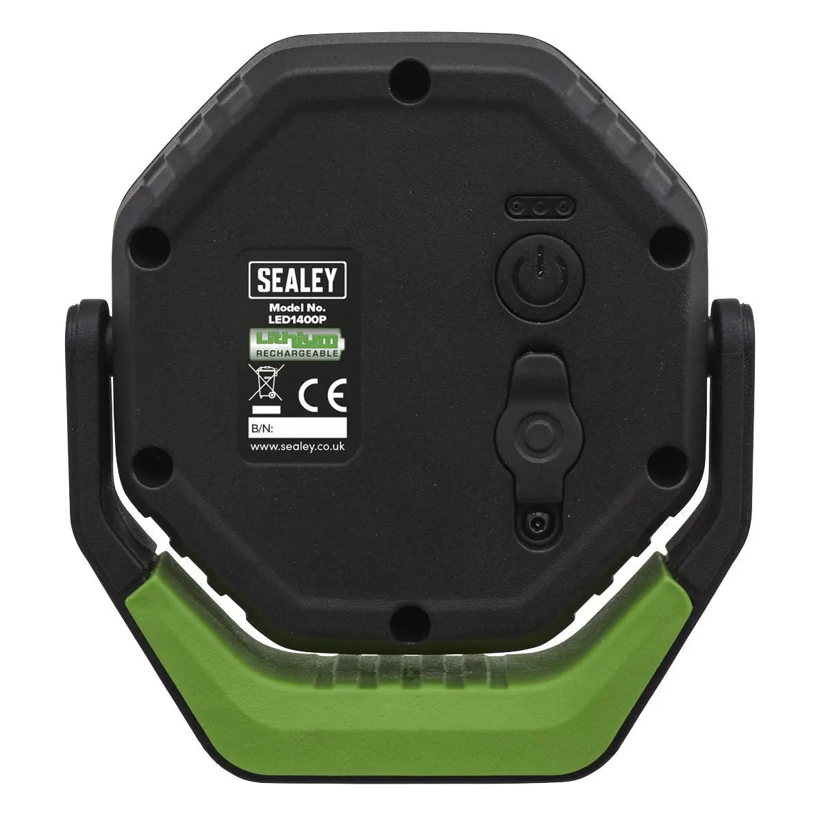 Sealey Rechargeable Pocket Floodlight with Magnet 360° 14W COB LED - Green 