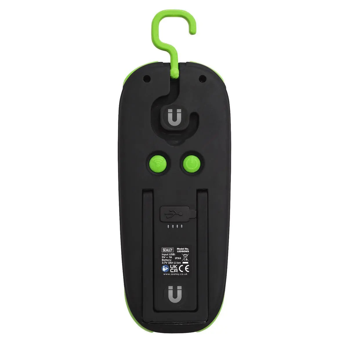 Sealey Rechargeable Torch with Wireless Speaker 10W COB LED 500 Lumens 