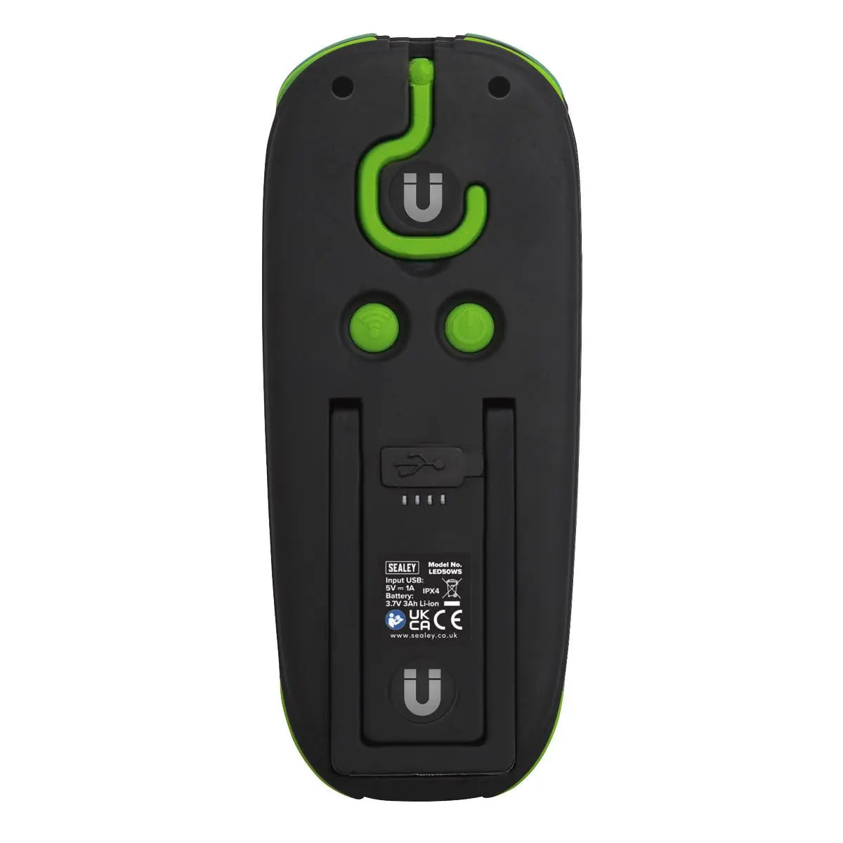 Sealey Rechargeable Torch with Wireless Speaker 10W COB LED 500 Lumens 