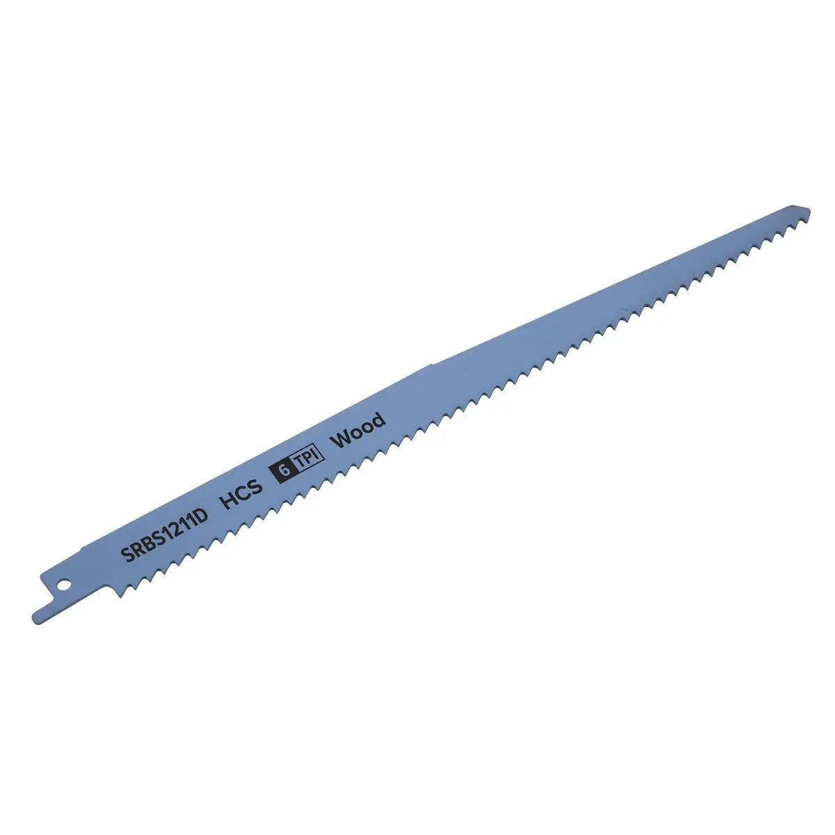 Sealey Reciprocating Saw Blade Clean Wood 250mm 6tpi - Pack of 5 