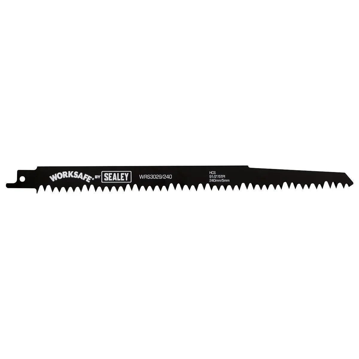 Sealey Reciprocating Saw Blade Wood 240mm 5tpi - Pack of 5 