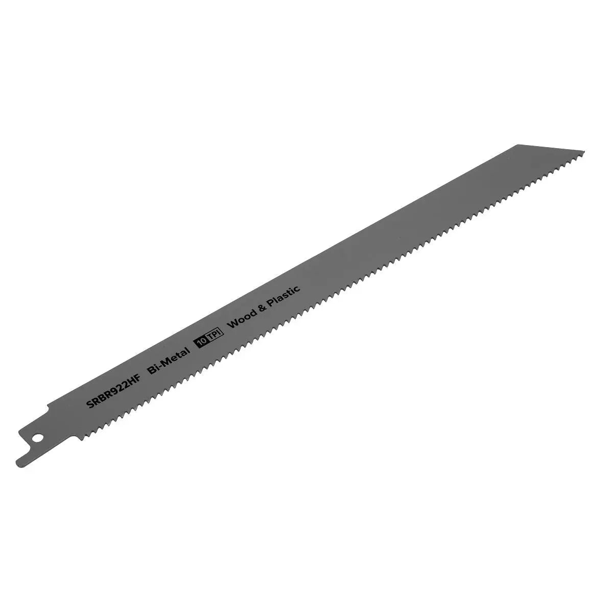 Sealey Reciprocating Saw Blade Wood & Plastics 230mm 10tpi - Pack of 5 