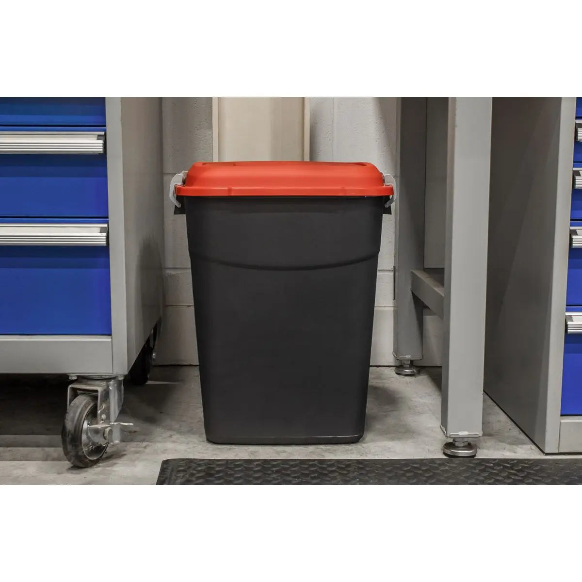 Sealey Refuse/Storage Bin 50L - Red 