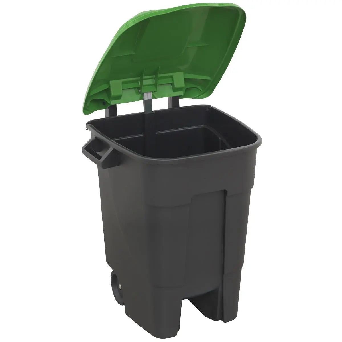 Sealey Refuse/Wheelie Bin 100L - Green 