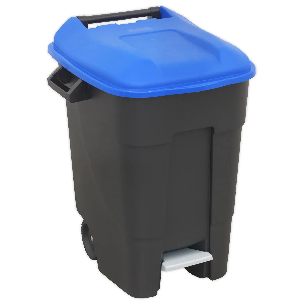 Sealey Refuse/Wheelie Bin with Foot Pedal 100L - Blue 