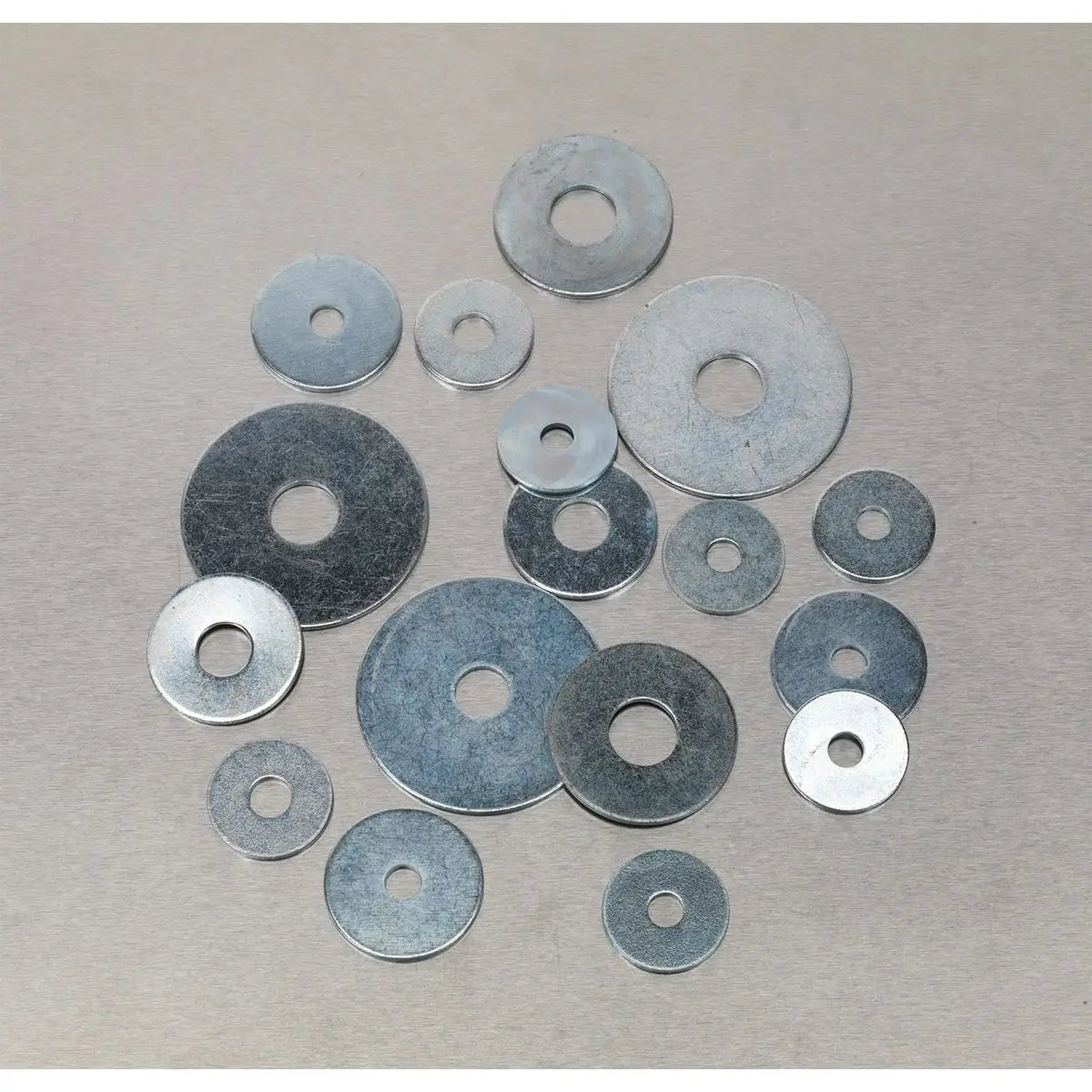 Sealey Repair Washer Assortment 240pc M5-M10 Metric Zinc Plated 
