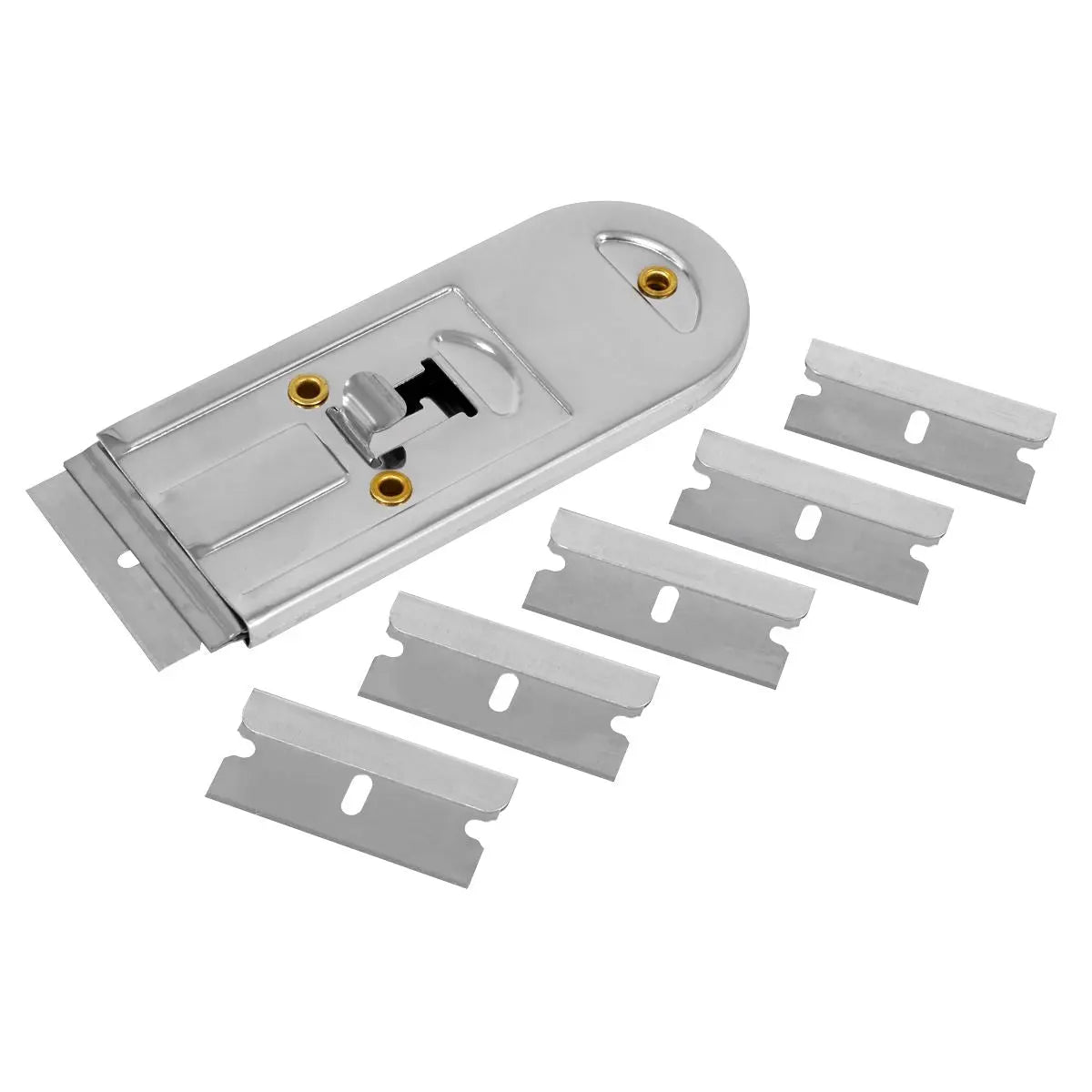 Sealey Retracting Razor Scraper with Blades - White Rose Tools