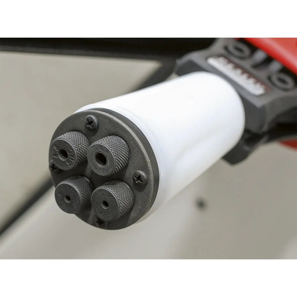 Sealey Riveter Medium-Arm with Collection Bowl 