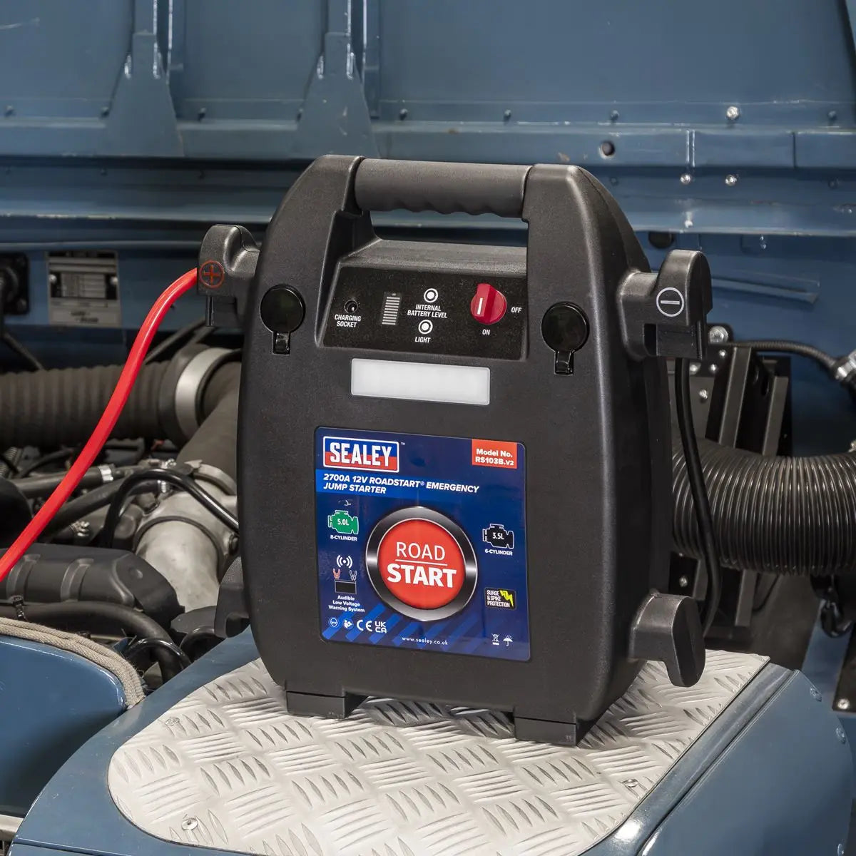 Sealey RoadStart® 12V Emergency 8-Cylinder Jump Starter 5L 