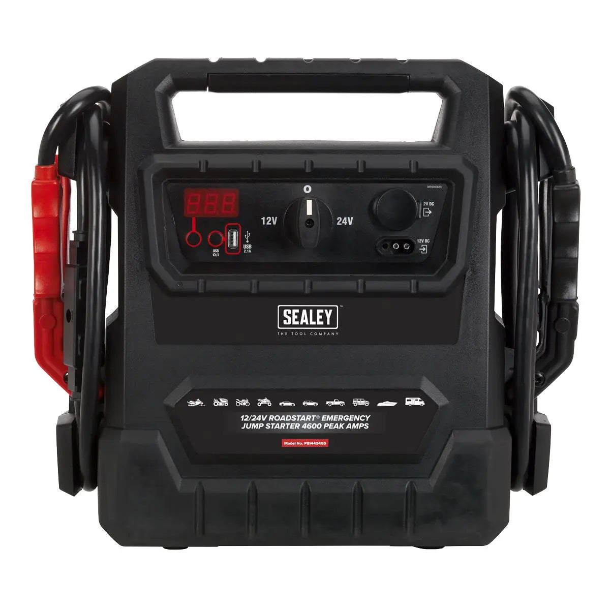 Sealey RoadStart® Emergency Jump Starter 12/24V 4600 Peak Amps - DEKRA Approved 