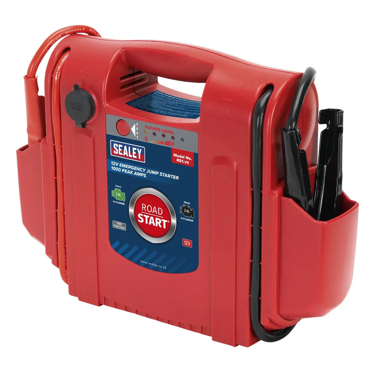 Sealey RoadStart® Emergency Jump Starter 12V 1000 Peak Amps 
