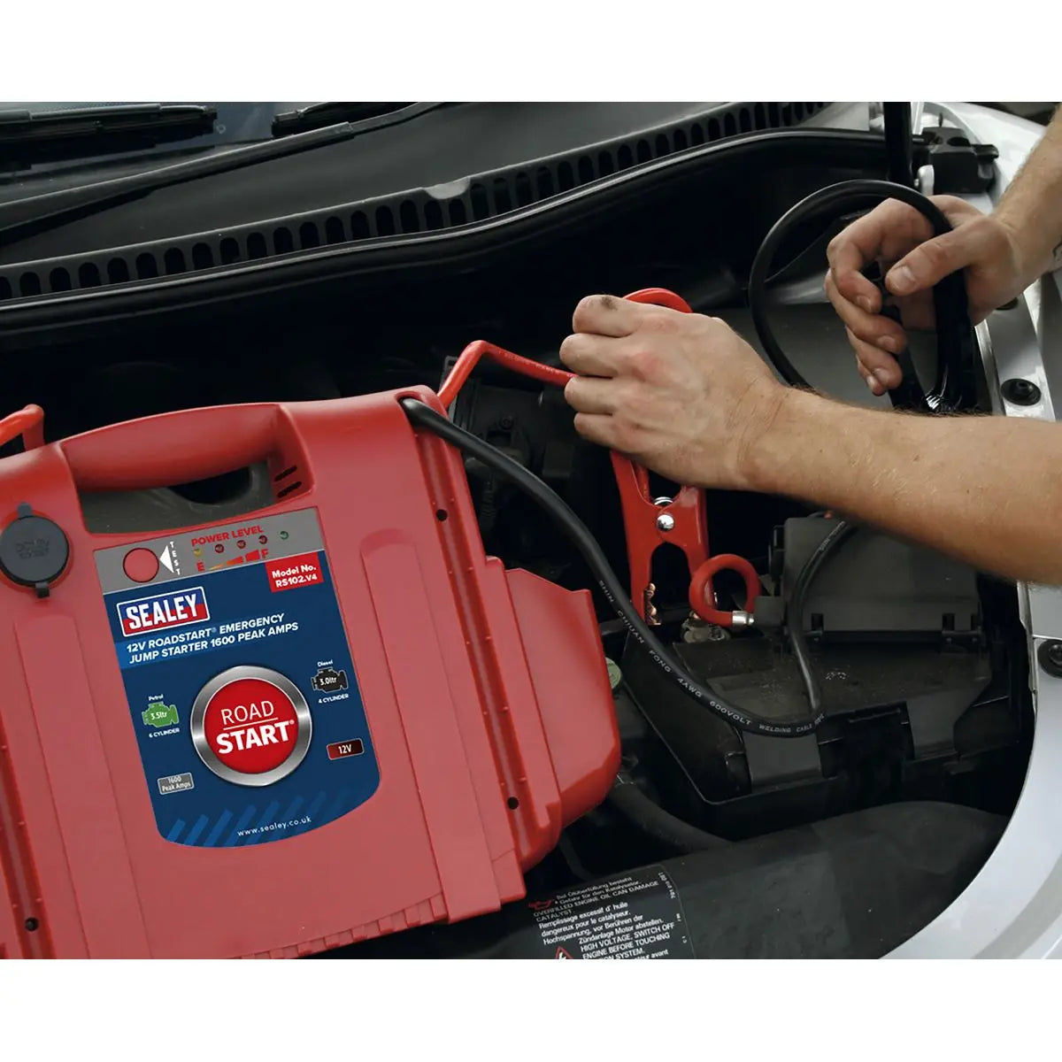 Sealey RoadStart® Emergency Jump Starter 12V 1600 Peak Amps 