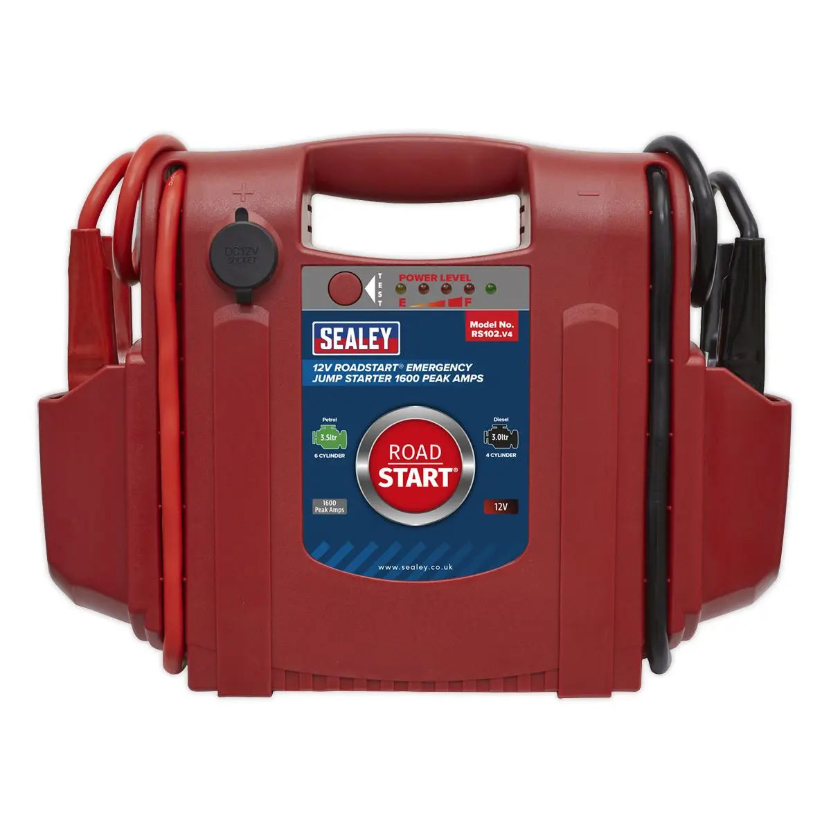 Sealey RoadStart® Emergency Jump Starter 12V 1600 Peak Amps 