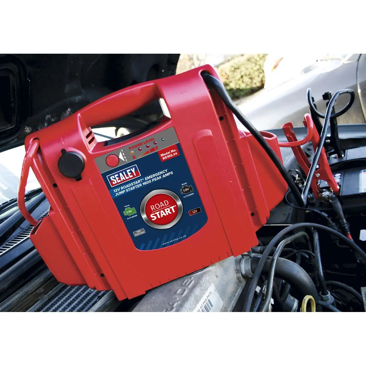 Sealey RoadStart® Emergency Jump Starter 12V 1600 Peak Amps 