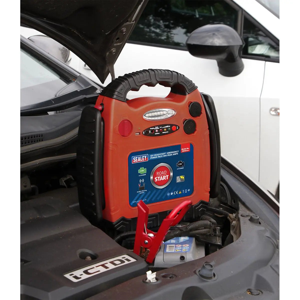 Sealey RoadStart® Emergency Power Pack 12V 900 Peak Amps 