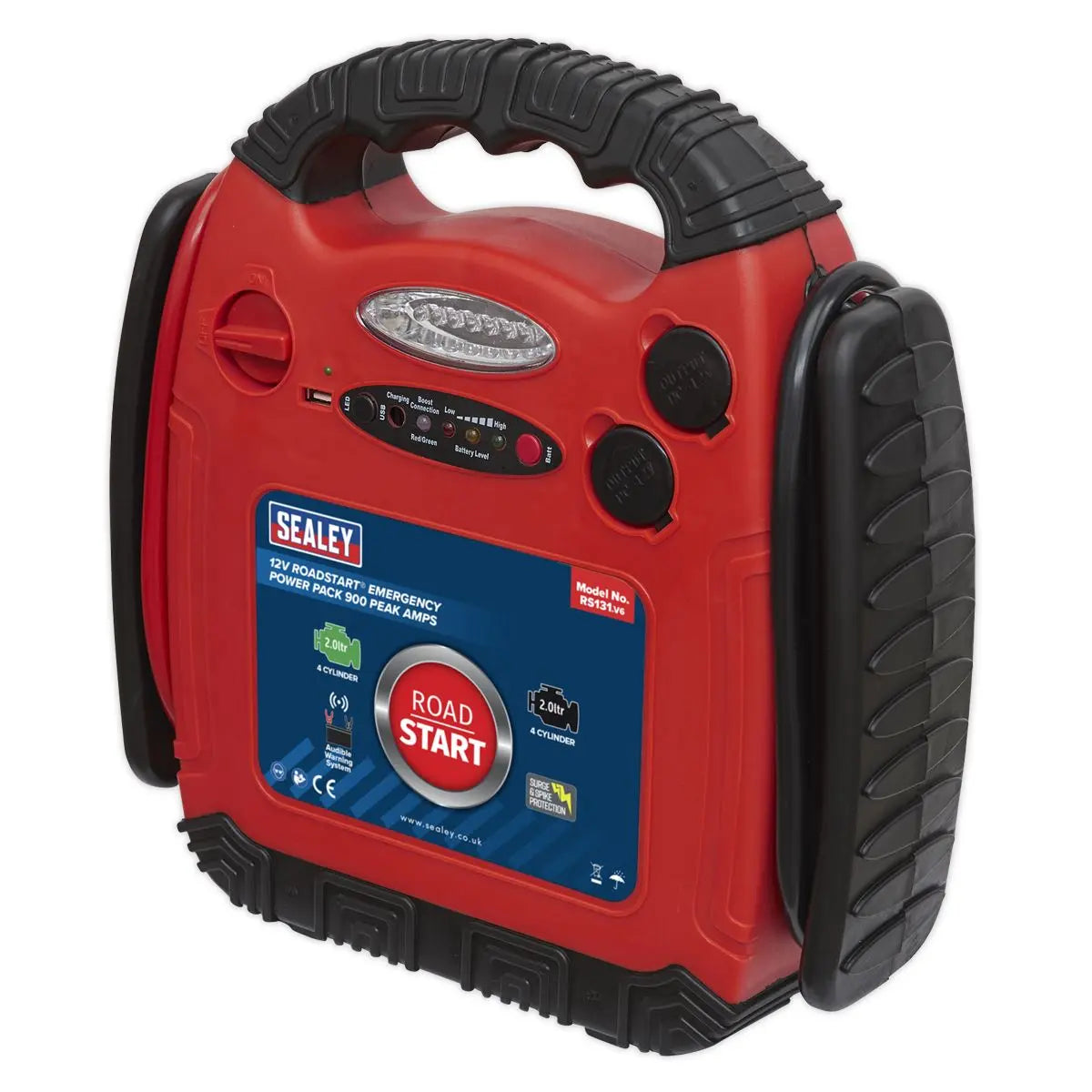Sealey RoadStart® Emergency Power Pack 12V 900 Peak Amps 