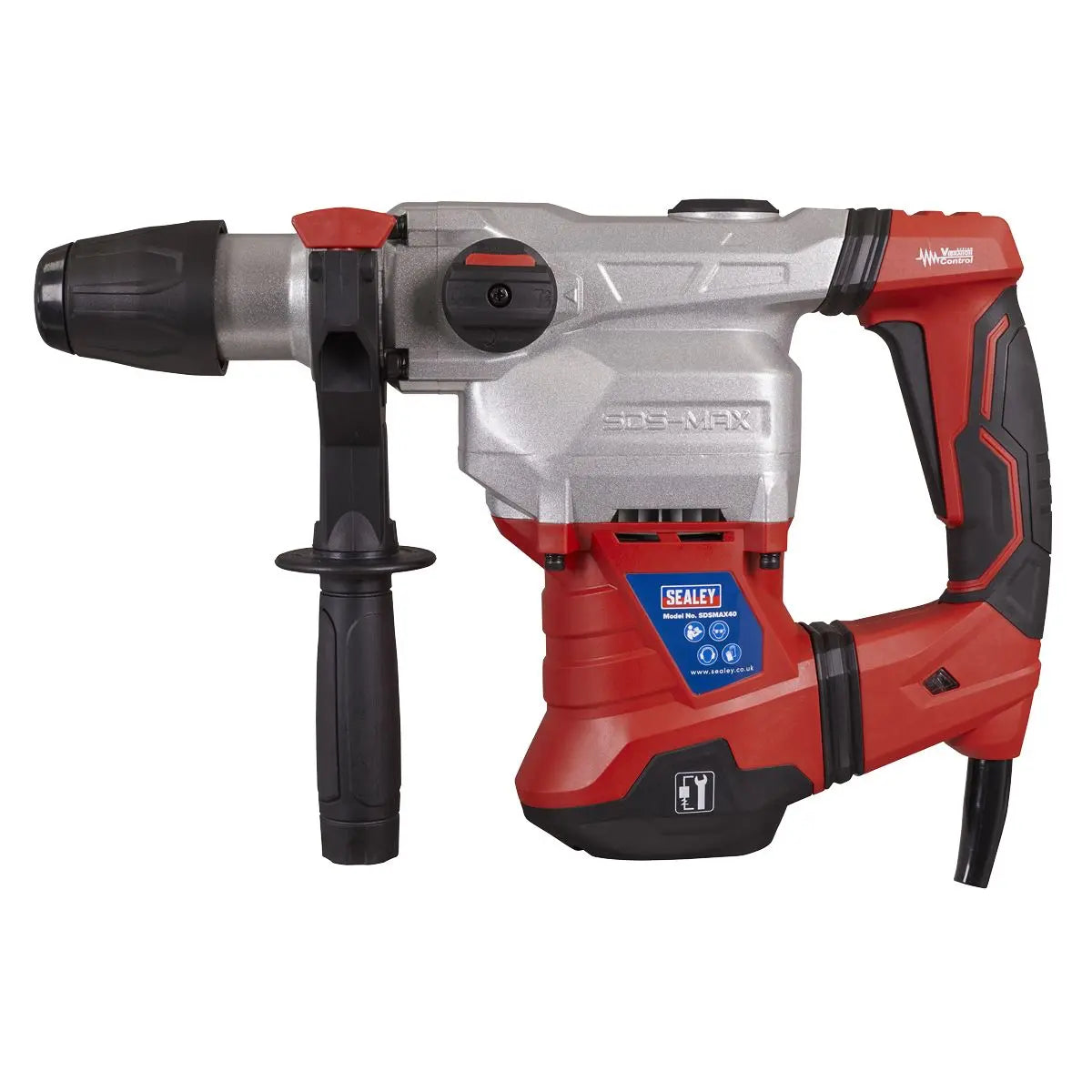 Sealey Rotary Hammer Drill SDS MAX Ø40mm 1500W/230V 