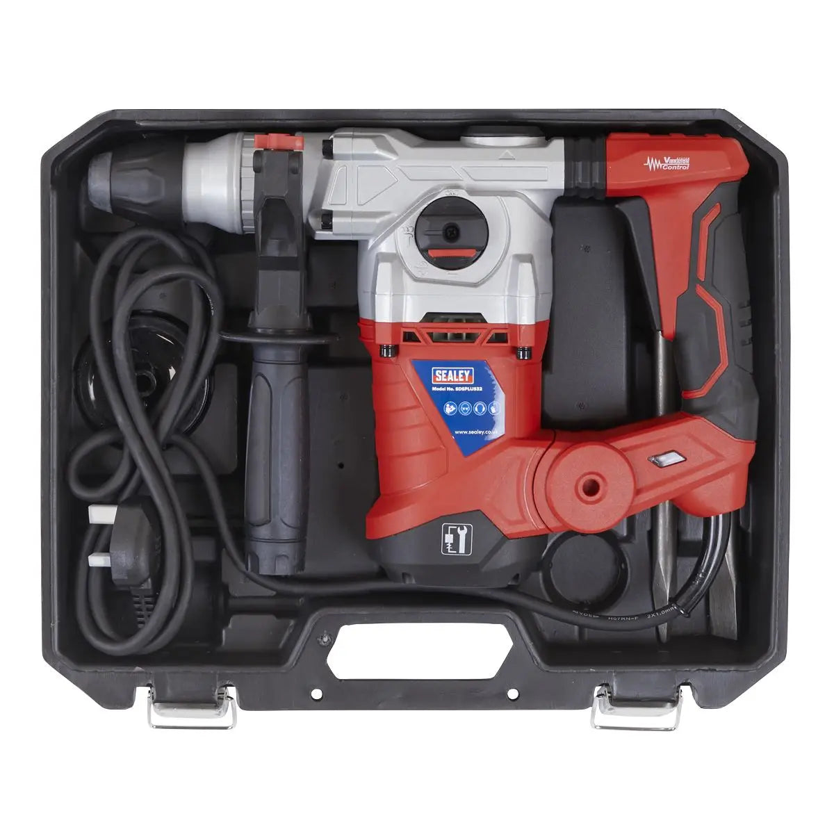 Sealey Rotary Hammer Drill SDS Plus Ø32mm 1500W/230V 